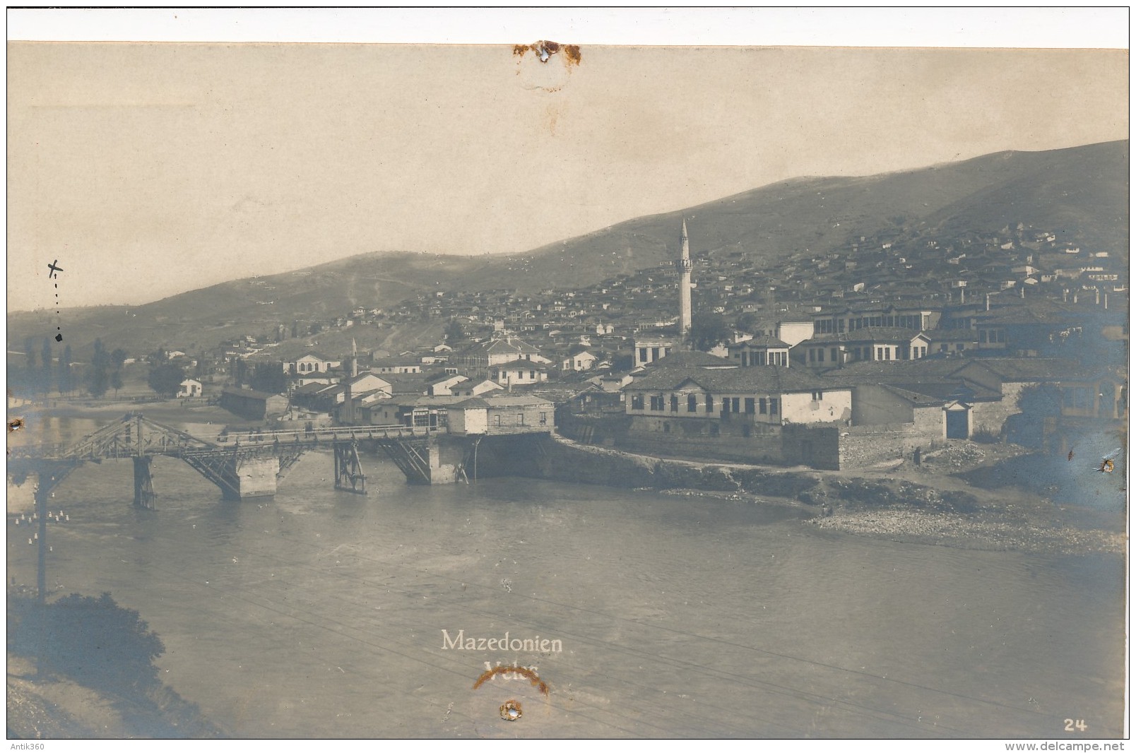 CPA MACEDOINE Carte-photo Veles - North Macedonia