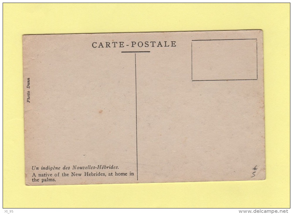 Nouvelles Hebrides - Un Indigene - Vanuatu