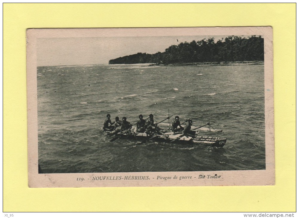 Nouvelles Hebrides - Pirogue De Guerre - Ilot Toman - Vanuatu