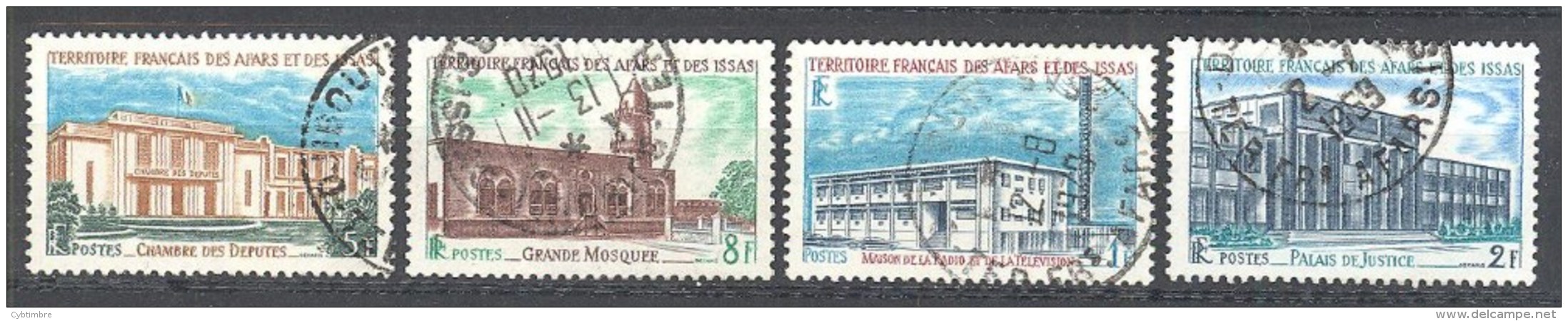 Afars Et Issas.:Yvert N° 343/6° - Used Stamps