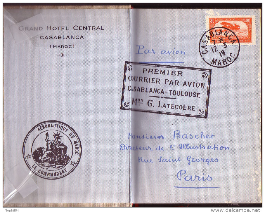 AVIATION - COURRIER SUD - A.DE SAINT-EXUPERY - EDITION NUMEROTE - 1955 - PREVOIR 5€ DE PORT.. - Autres & Non Classés