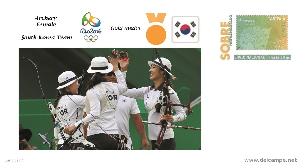 Spain 2016 - Olympic Games Rio 2016 - Gold Medal Archery Female South Korea Cover - Otros & Sin Clasificación