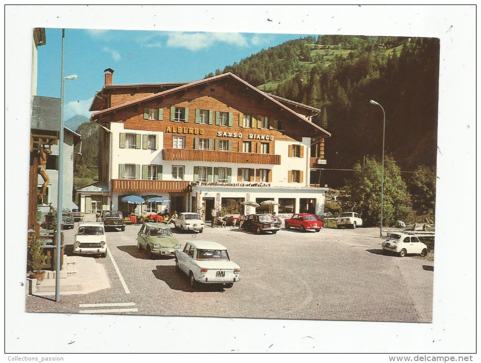 Cp , Hôtels & Restaurants , Automobiles , S. MARIA DELLE GRAZIE , Albergo SASSO BIANCO , Italie , écrite - Hotels & Restaurants