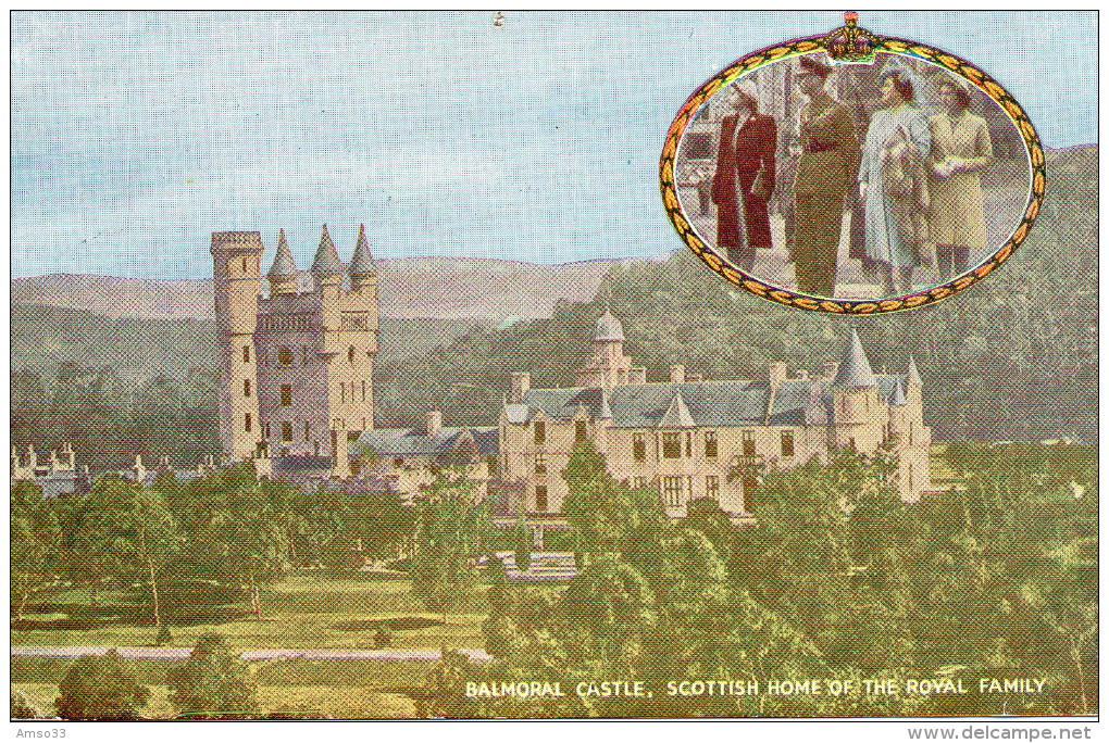 5506. ROYAUME UNI ECOSSE CPA BALMORAL CASTLE. SCOTTISH HOME OF THE ROYAL FAMILY 1931 - Aberdeenshire