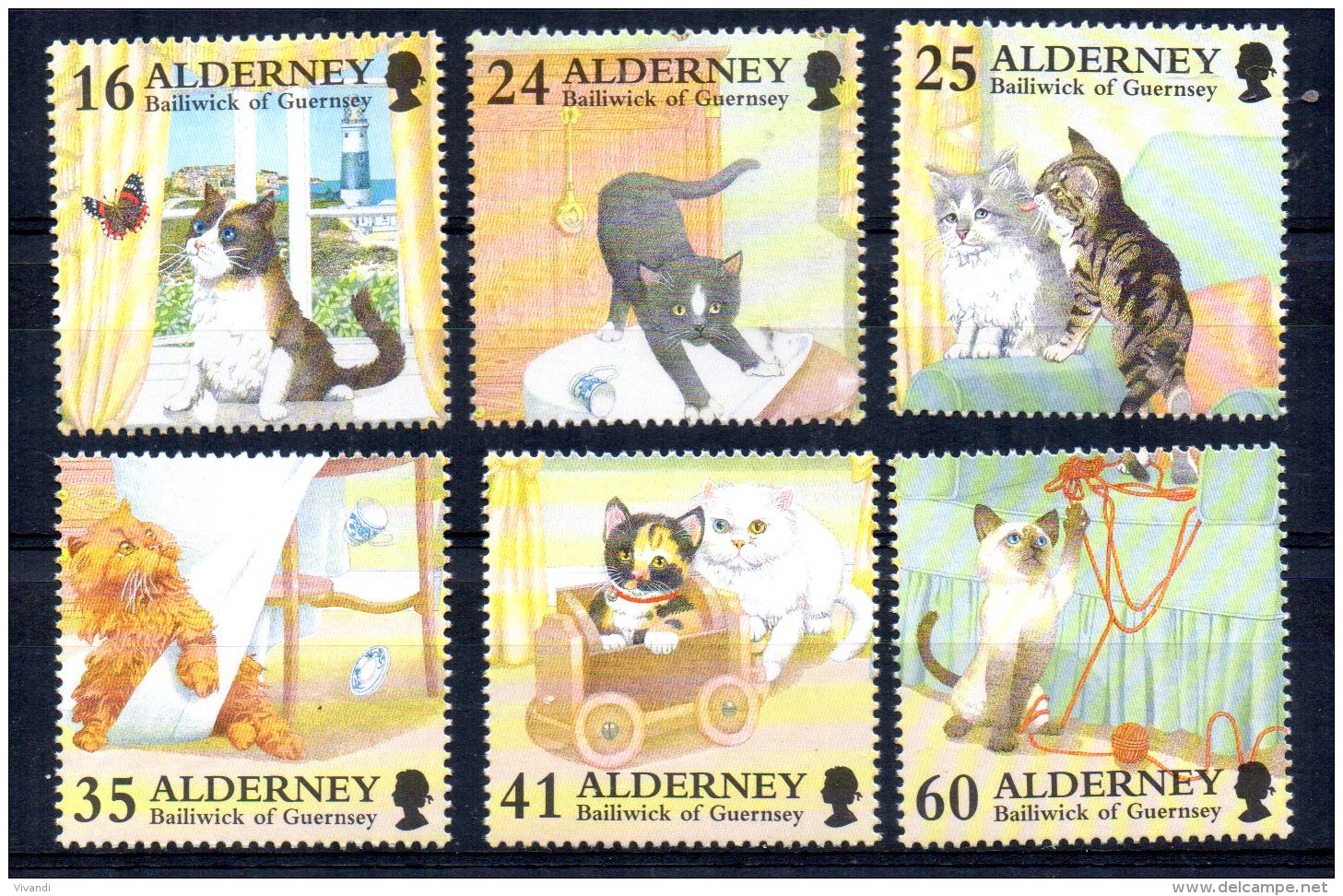 Alderney - 1996 - Cats - MNH - Alderney