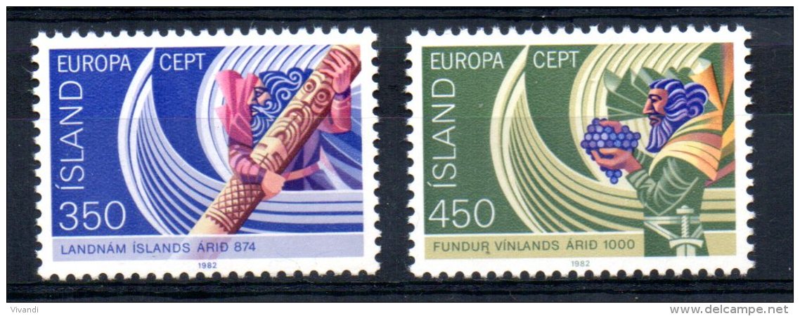 Iceland - 1982 - Europa - MNH - Unused Stamps