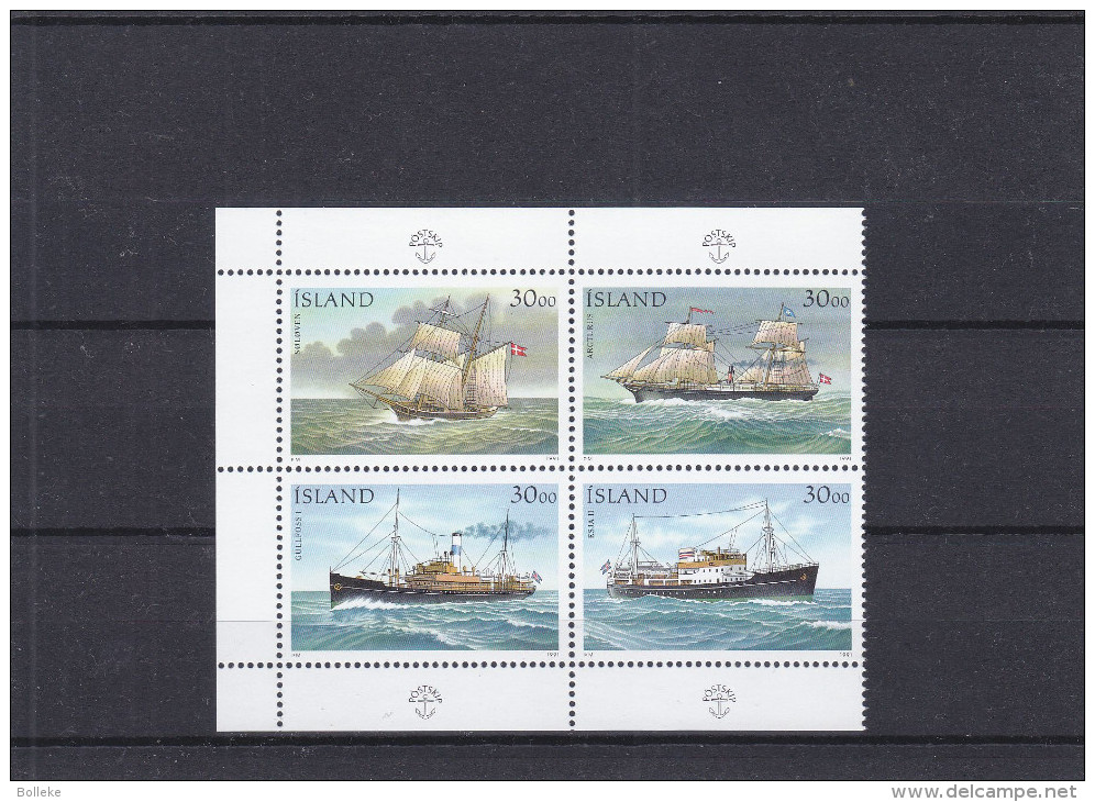 Islande - Yvert 706 / 09 ** - MNH - Bateaux - Voiliers - Valeur 15 Euros - Neufs