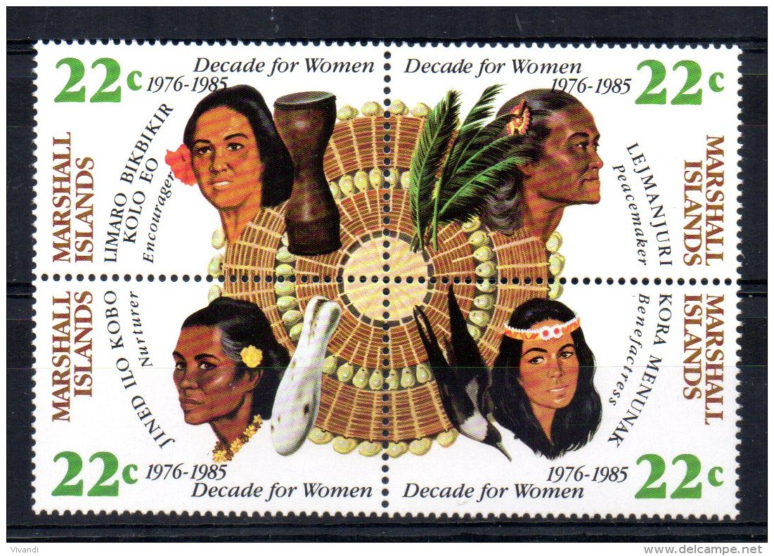 Marshall Islands - 1985 - International Decade For Women - MNH - Marshall