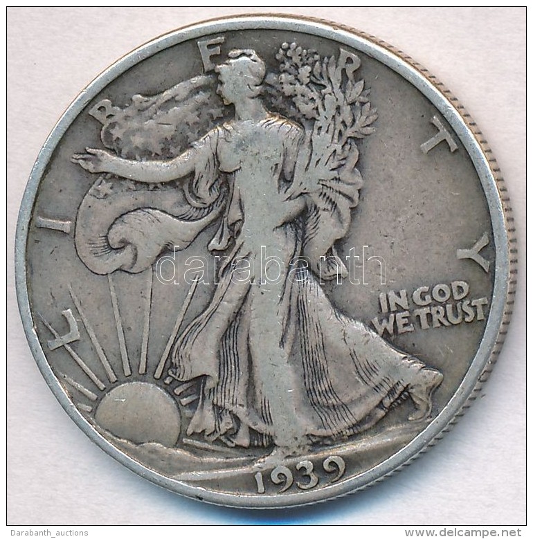 Amerikai Egyesült Államok 1939. 1/2$ Ag 'Walking Liberty' T:2-,3
USA 1939. 1/2 Dollar Ag 'Walking... - Ohne Zuordnung