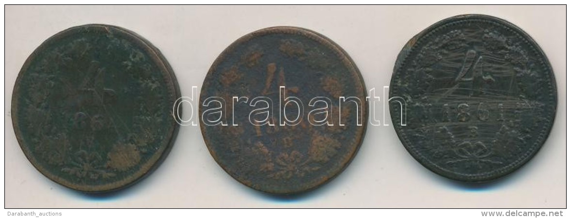 1860B 4kr Cu + 1861B 4kr Cu + 1864B 4kr Cu T:2-3 Karc, Ph.
Adamo M7 - Ohne Zuordnung