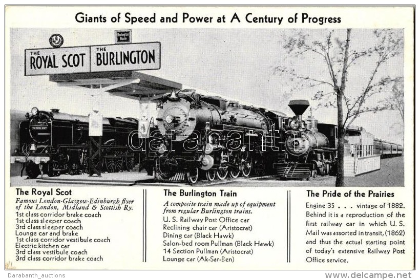 ** T1/T2 Giants Of Speed And Power At A Century Of Progress; The Royal Scott, The Burlington And The Pride Of The... - Ohne Zuordnung