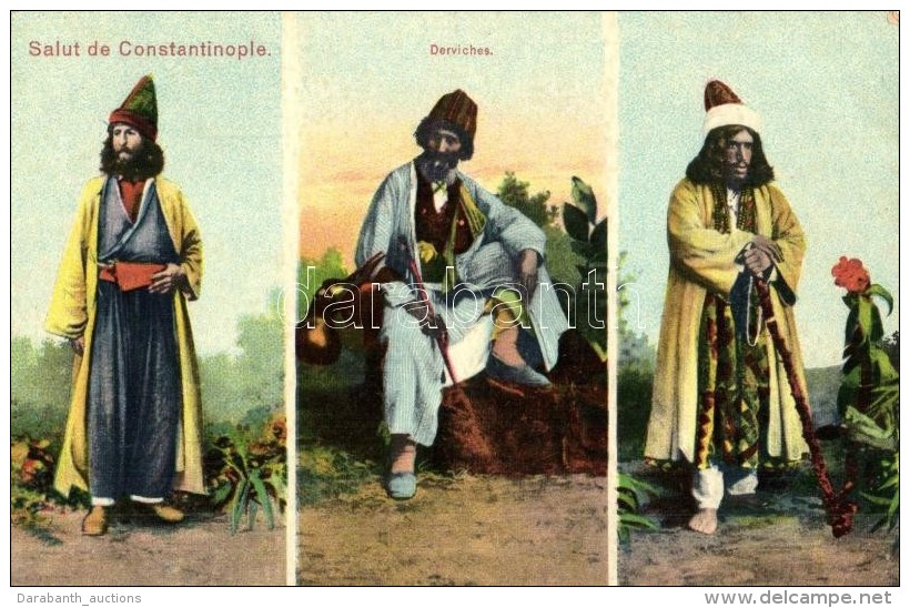 ** T1/T2 Dervishes, Constantinople, Folklore - Ohne Zuordnung