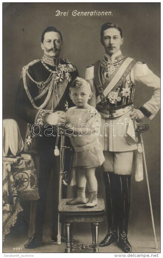 T2 Drei Generationen / Wilhelm II, Kronprinz Wilhelm - Ohne Zuordnung