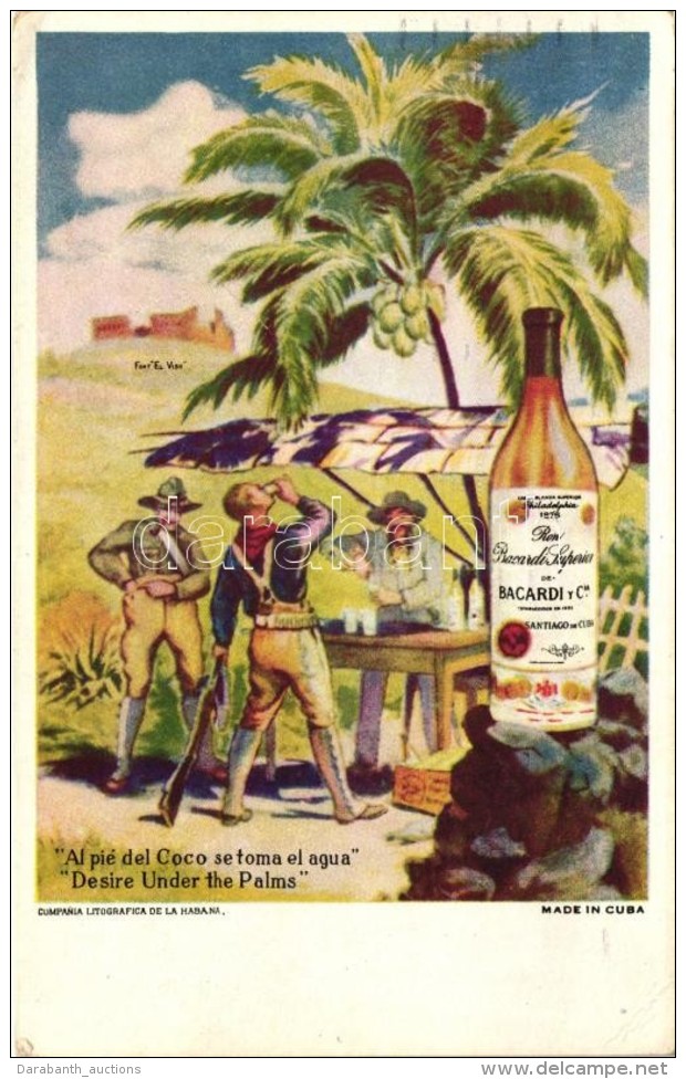 ** T2/T3 'Desire Under The Palms' Ron Bacardi Superior Advertisement - Ohne Zuordnung