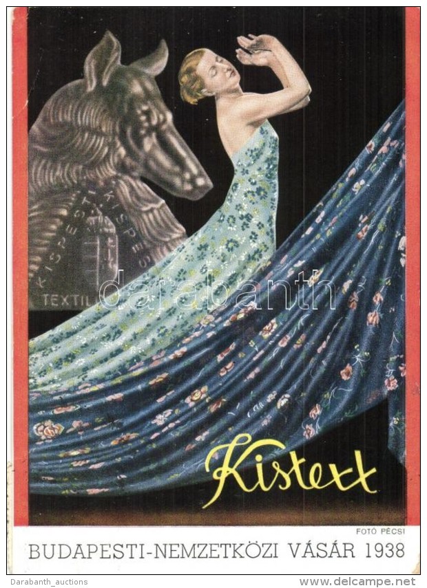 T3 1938 Budapesti Nemzetközi Vásár, Kistexx Reklámlap (EB) - Ohne Zuordnung