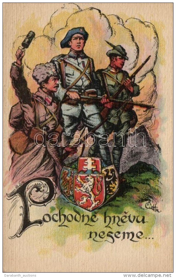 * T2 'Pochodne Hnevu Neseme' Ceskoslovenské Legie Ve Francii / Czechoslovak Legion In France S: Cutta - Ohne Zuordnung