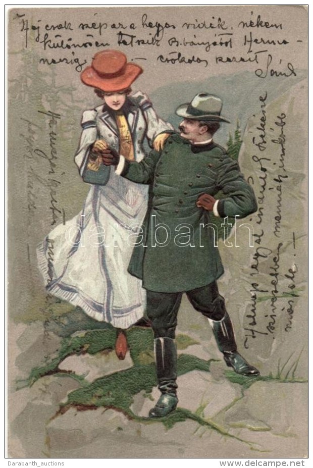 T2 Romantic Couple, Hiking Emb. Litho - Ohne Zuordnung