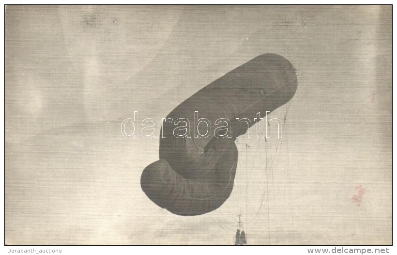 * T2 1916 MegfigyelÅ‘ Léggömb Emelkedés Közben / WWI K.u.K. Military, Scouting Ballon,... - Ohne Zuordnung