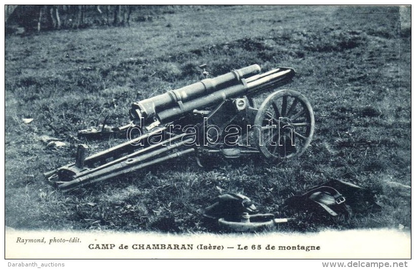** T1 Champ De Chambaran, Le 65 De Montagne / French WWI Cannon - Ohne Zuordnung
