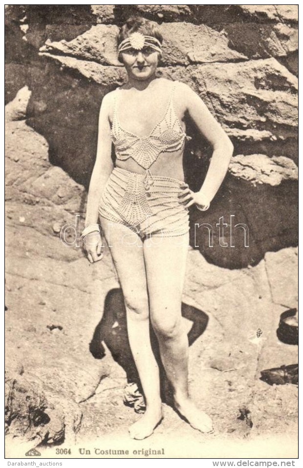 ** T2 1920s Daring Swimwear, French Fashion Postcard; Alsacienne Des Arts Photomecaniques - Ohne Zuordnung