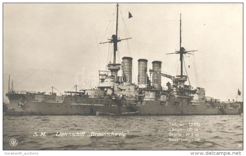 ** T1 SM Linienschiff Braunschweig / German Navy - Ohne Zuordnung
