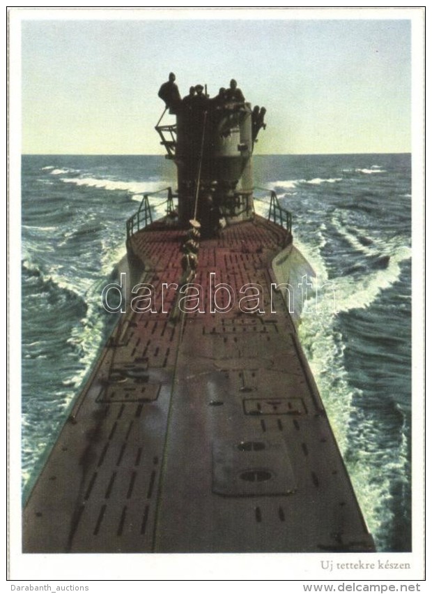 ** T1/T2 Új Tettekre Készen, Német Tengeralattjáró / German Submarine - Ohne Zuordnung