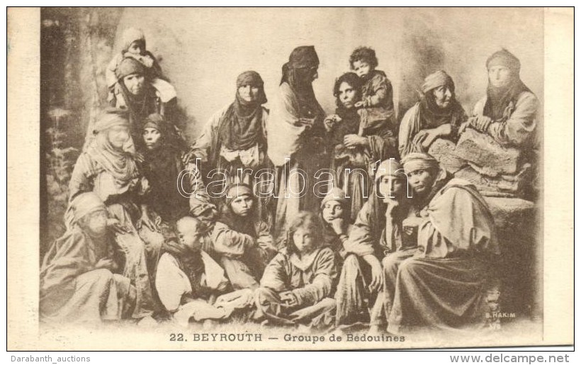 T2 Beyrouth - Groupe De Bedouines / Bedouin People, Folklore - Ohne Zuordnung