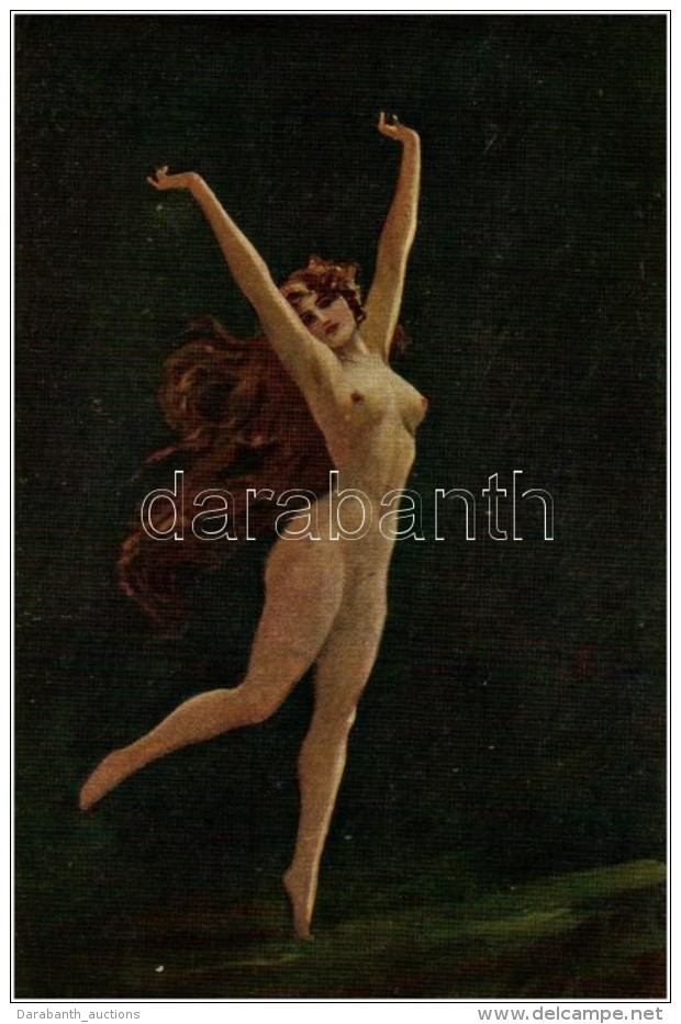 ** T2 Tänzerin / Erotic Nude Art Postcard S: J. Urban - Ohne Zuordnung