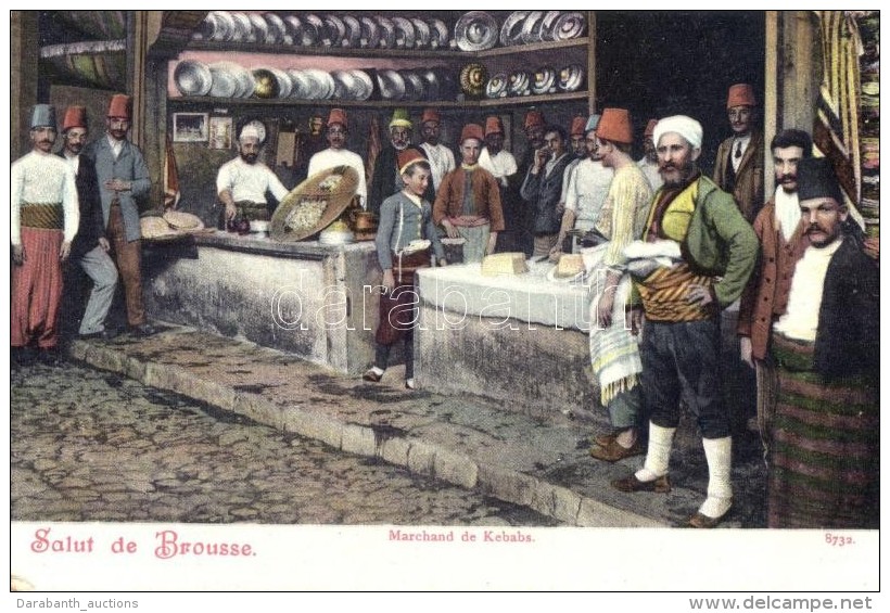 ** T2 Bursa, Brousse; Marchand De Kebabs / Kebabs Merchant - Ohne Zuordnung