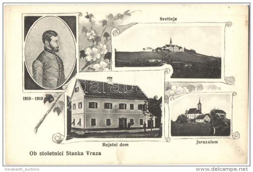 ** T2 Cerovec Stanka Vraza, Svetinje, Jeruzalem, Rojstni Dom / Birth Place Of Stanko Vraz, Floral - Ohne Zuordnung