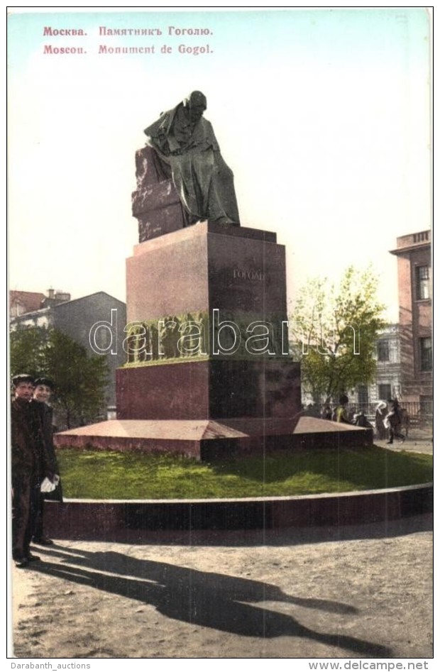 ** T1 Moscow, Moscau; Monument De Gogol - Ohne Zuordnung