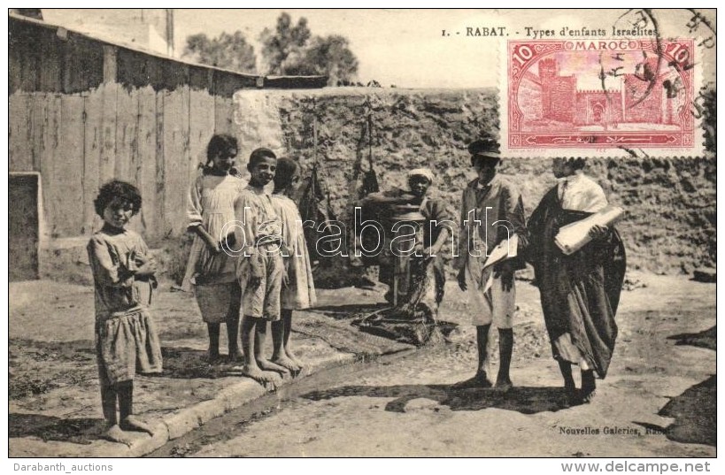 * T1/T2 Rabat, Types D'enfants Israelites / Jewish Children, Judaica - Ohne Zuordnung