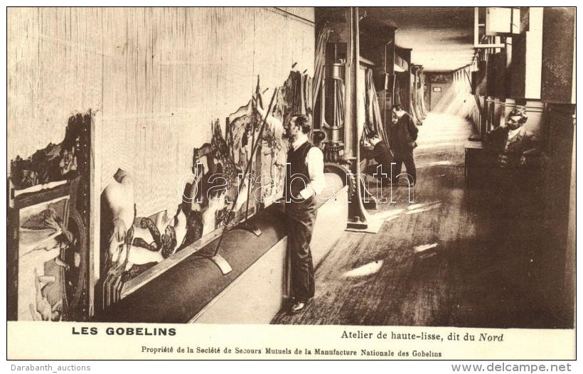 ** T1/T2 Paris, Les Gobelins, Tapestry Manufacture Interior - Ohne Zuordnung