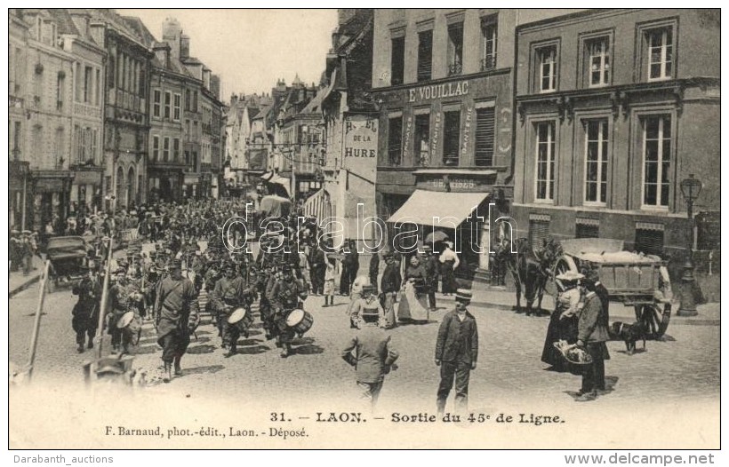 * T2 Laon, Sortie Du 45e De Ligne / French Military, 45. Infantry Regiment - Ohne Zuordnung