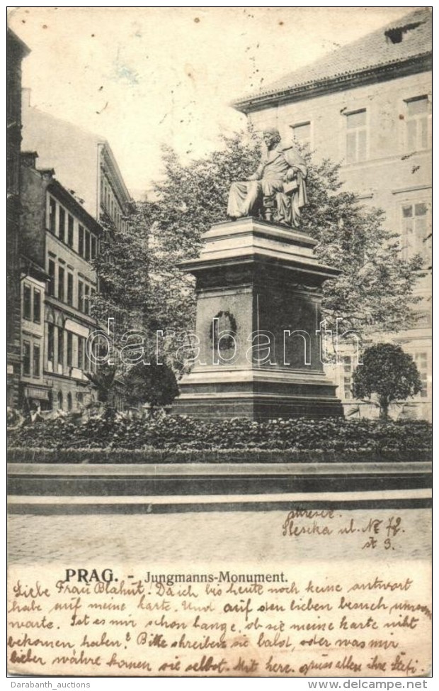 * T4 Praha, Prag; Jungmanns-Monument / Pomník Josefa Jungmanna (wet Damage) - Ohne Zuordnung