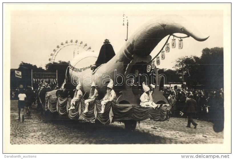 ** T1 1928 Vienna, Wien; X. Deutsches Bundes Sängerfest, Festzug, Gambrinuswagen / 10th German Federal Song... - Ohne Zuordnung