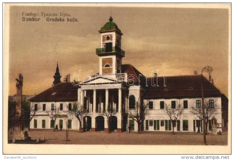 T2/T3 Zombor, Sombor; Városháza / Gradska Kuca / Town Hall - Ohne Zuordnung
