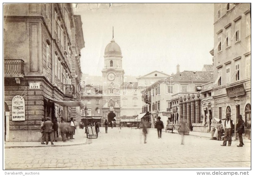 ** T4 Fiume, Via Del Lido /  Utcarészlet, Gyógyszertár / Street, Pharmacy, Photo (non PC) (b) - Ohne Zuordnung