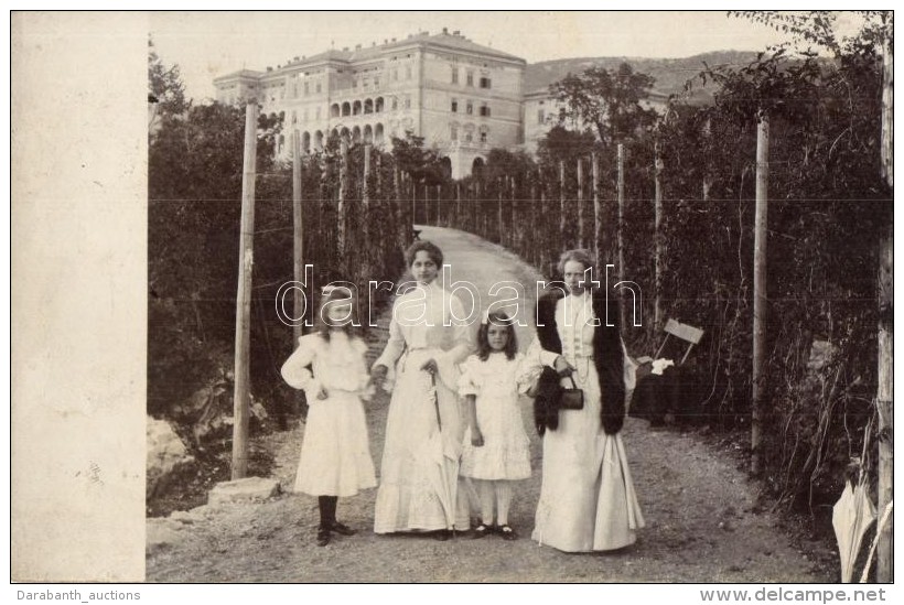 ** T3/T4 1904 Crikvenica, Hotel Therapia, Photo (EK) - Ohne Zuordnung
