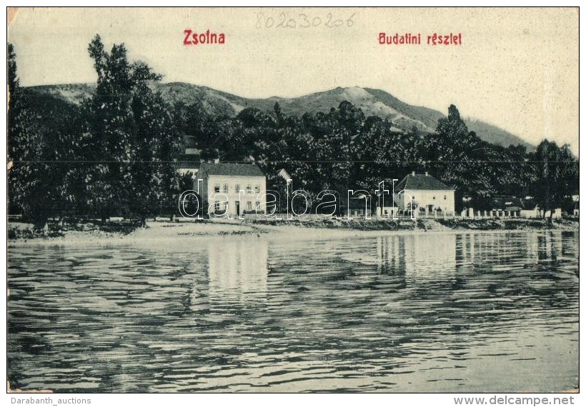 T2/T3 Zsolna, Zilina; Budatini Részlet Folyóval, W. L. Bp. 5848. / Riverside (kopott Sarkak / Worn... - Ohne Zuordnung