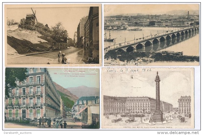 ** * 30 Db RÉGI Francia Városképes Lap / 30 Pre-1945 French Town-view Postcards - Ohne Zuordnung
