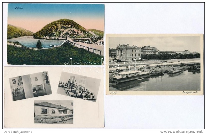 ** * 25 Db RÉGI Magyar Városképes Lap / 25 Pre-1945 Hungarian Town-view Postcards - Ohne Zuordnung