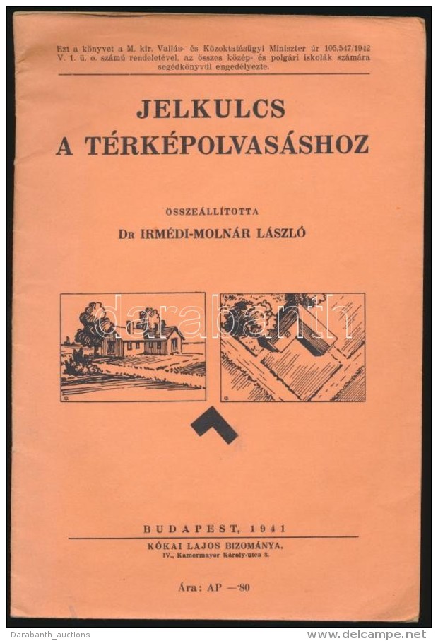 Irmédi Dr.-Molnár László: Jelkulcs A Térképolvasáshoz. Bp., 1941,... - Ohne Zuordnung