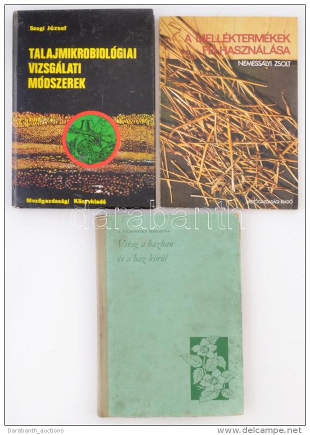Vegyes Kertészet-mezÅ‘gazdasági Könyv Tétel, összesen 3 Kötet. - Ohne Zuordnung