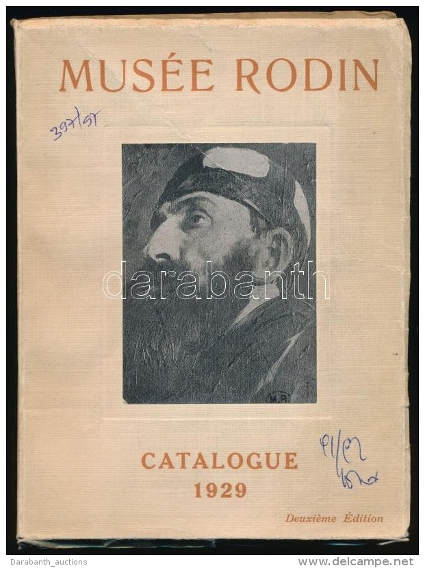 1929 Georges Grappe: Catalogue Du Musée Rodin. Második Kiadás. Kiadói... - Sonstige & Ohne Zuordnung