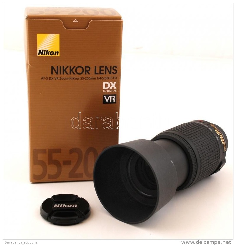Nikon Nikkor Lens AF-S DX VR Zoom-Nikkor 55-200 Mm F/4-5.6G IF-ED, Eredeti Dobozában, újszerÅ±... - Cameras