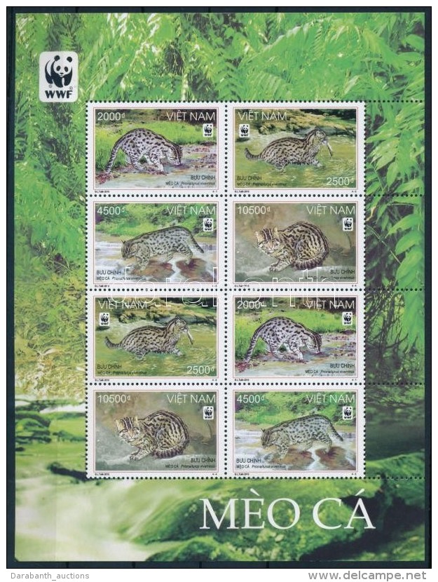 ** 2010 WWF: Halászmacska Kisív Mi 3553-3556 - Sonstige & Ohne Zuordnung