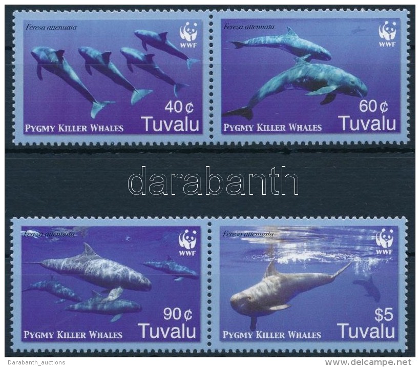 ** 2006 WWF: Törpe Kardszárnyú Delfinek Sor Párokban Mi 1307-1310 - Sonstige & Ohne Zuordnung