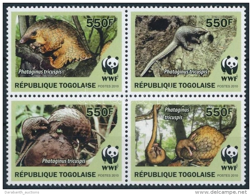 ** 2010 WWF: Tobzoska Négyestömb Mi 3454-3457 - Sonstige & Ohne Zuordnung