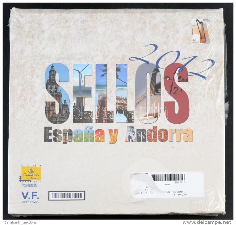 ** Spanyolország, Andorra Spanyol Posta 2012 Bélyeg évkönyv Eredeti Bontatlan... - Sonstige & Ohne Zuordnung